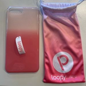 Loopy case for iPhone 6/7/8 plus - pink ombré